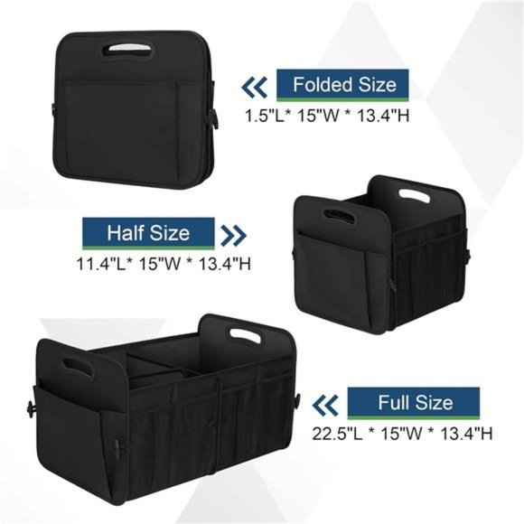Trunk Organizer,Storage Organizer with 72L Large Capacity Waterproof Collapsible - Picture 4 of 7